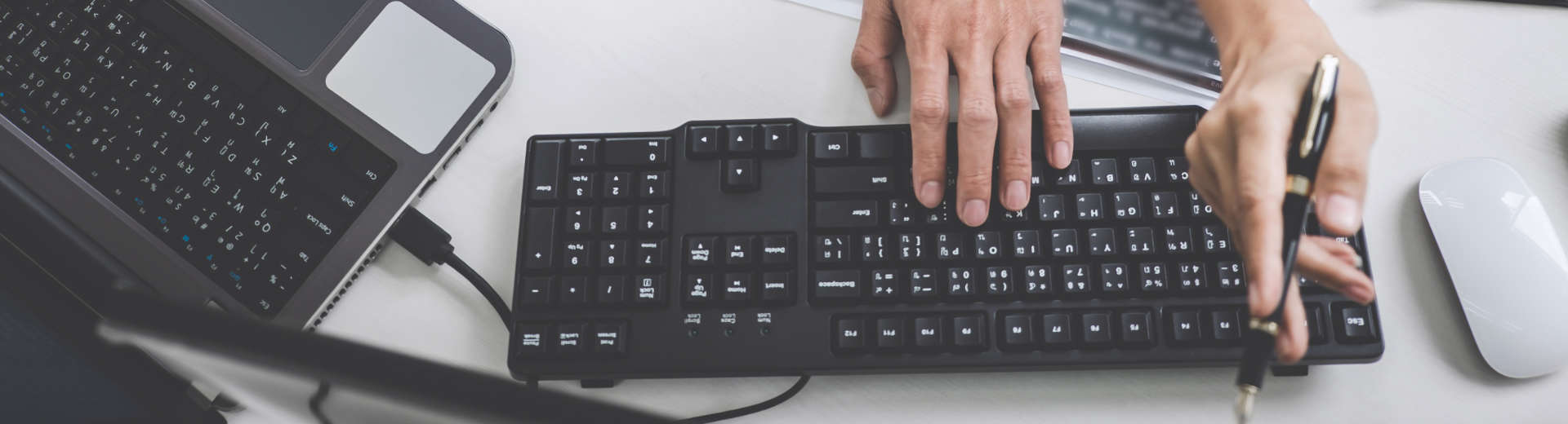 a person working on a laptop